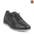 Пролетни дамски обувки от естествена кожа в черен цвят 21524-2