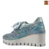 Дамски пролетно летни обувки в преливащо светло синьо 21541-5