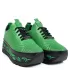 Зелени кожени дамски спортни обувки с връзки 21559...