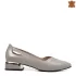 Ниски елегантни дамски пролетни обувки в цвят визон 21580-2