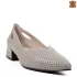 Ниски елегантни дамски пролетни обувки в цвят визон 21580-2