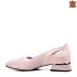 Ниски елегантни дамски пролетни обувки в цвят пудра 21580-3
