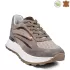 Дамски спортни обувки от естествена кожа в цвят визон 21583-1