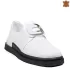 Дамски пролетни обувки в бял цвят от естествена кожа 21641-2