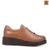 Дамски пролетни обувки от естествена кожа в таба 21168-1