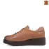 Дамски пролетни обувки от естествена кожа в таба 21168-1