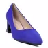 Дамски елегантни обувки Eliza в синьо с ефектен ток 21678-3