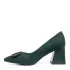 Велурени дамски елегантни обувки Eliza в зелен цвят 21682-4