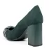 Ефектни дамски елегантни обувки Eliza от велур в зелено 21684-3