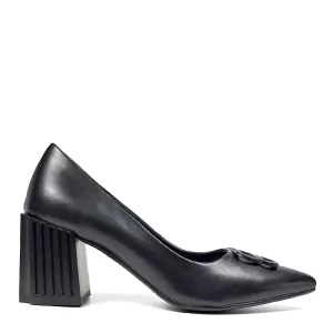 Дамски елегантни обувки Eliza в черно с модерен то...