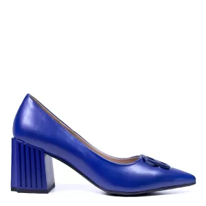 Дамски елегантни обувки Eliza в синьо с модерен то...