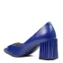 Дамски елегантни обувки Eliza в синьо с модерен ток 21688-3