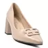 Дамски елегантни обувки Eliza в бежово с модерен ток 21688-4