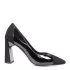 Дамски обувки Eliza от велур и лак в черен цвят 21689-1