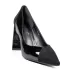 Дамски обувки Eliza от велур и лак в черен цвят 21689-1