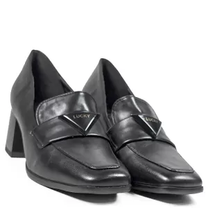 Дамски елегантни обувки Eliza в черно със среден т...