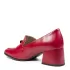 Дамски елегантни обувки Eliza в червено със среден ток 21690-2