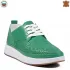 Зелени ежедневни дамски обувки от естествена кожа 21730-1