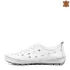 Дамски равни летни обувки в бял цвят 24042-2