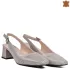 Дамски сандали с елегантна визия в сив цвят 21328-...