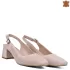 Дамски сандали с елегантна визия в розов цвят 2132...