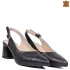Черни елегантни дамски сандали с ток 21356-3...