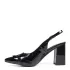 Лачени дамски елегантни сандали Eliza в черно 21691-1