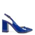 Лачени дамски елегантни сандали Eliza в синьо 21691-3