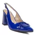 Лачени дамски елегантни сандали Eliza в синьо 21691-3