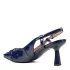 Дамски елегантни сандали Eliza в синьо с ефектен ток 21692-3