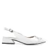 Елегантни дамски ниски сандали Eliza в бял цвят 21693-2