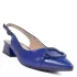 Елегантни дамски ниски сандали Eliza в син цвят 21693-4