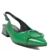 Елегантни дамски ниски сандали Eliza в зелен цвят 21693-6