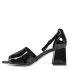 Официални дамски лачени сандали Eliza в черен цвят 21695-1