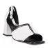 Официални дамски лачени сандали Eliza в бял цвят 21695-2