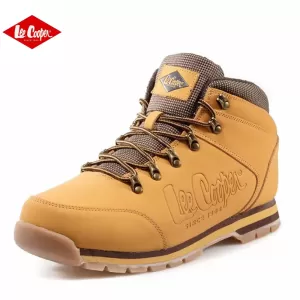 Спортни мъжки боти Lee Cooper в цвят камел...