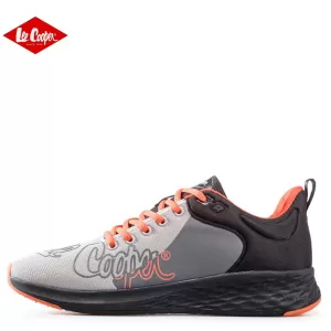 Мъжки маратонки Lee Cooper 801-02 Grey/black/orang...