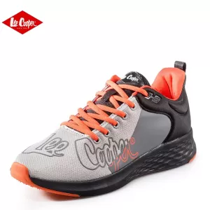 Мъжки маратонки Lee Cooper 801-02 Grey/black/orang...