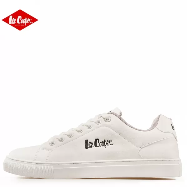 Мъжки кожени кецове Lee Cooper LC 702-09 White