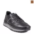 Черни ежедневни мъжки обувки от естествена кожа 12587-1