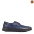 Ежедневни мъжки обувки с връзки в син цвят 13271-2