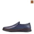 Ежедневни мъжки обувки без връзки в син цвят 13272-2