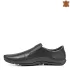 Удобни черни мъжки обувки с еластично ходило 13301-1