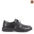 Мъжки ежедневни обувки от естествена кожа в черен цвят 13307-1