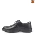 Мъжки ежедневни обувки от естествена кожа в черен цвят 13307-1