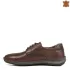 Мъжки пролетно летни обувки в цвят таба с връзки 13329-1
