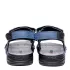 Мъжки сандали от еко кожа в синьо и сиво с велкро 14622-1