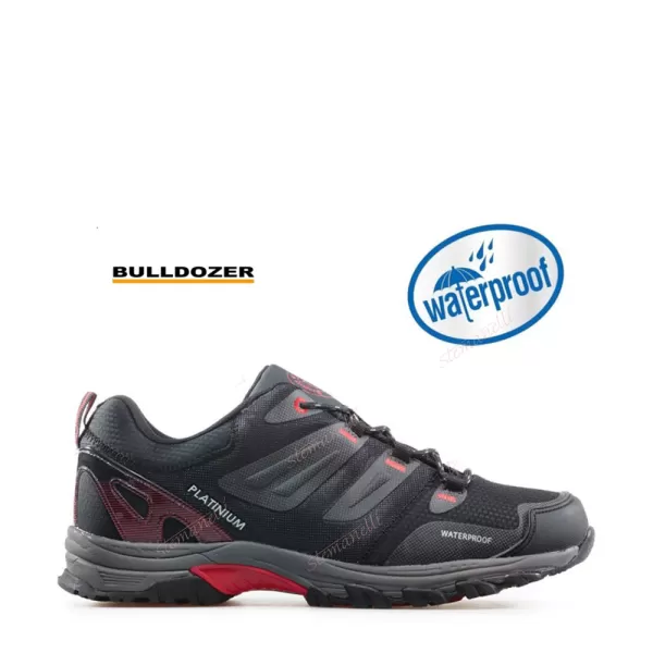 Мъжки обувки Bulldozer в черно и червено