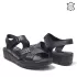Дамски ежедневни сандали в черен цвят 23946-1