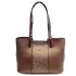 Дамска ежедневна чанта от еко кожа в бронзов цвят...